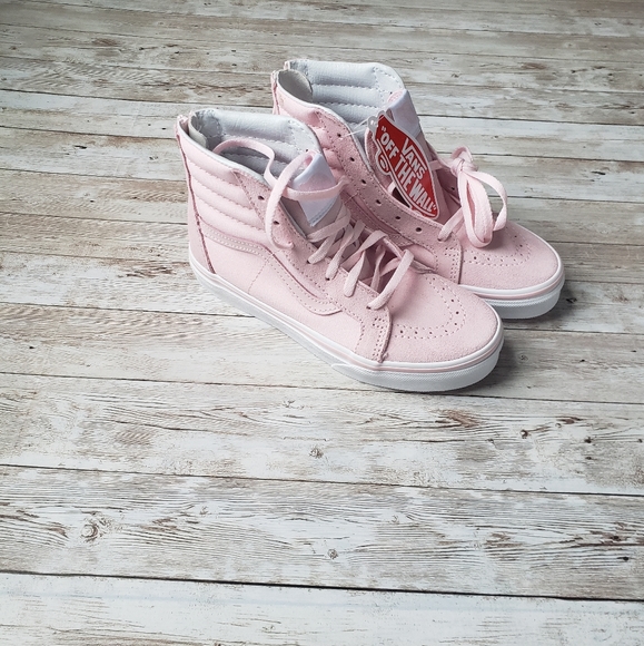 Vans Other - VAN SK8 Hi Zip Pink Chalk Sneakers